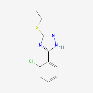 5-(2-Chlorophenyl)-3-(ethylsulfanyl)-1H-1,2,4-triazole