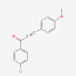 1-(4-Chlorophenyl)-3-(4-methoxyphenyl)prop-2-yn-1-one