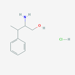 molecular formula C10H16ClNO B1442957 2-Amino-3-phenylbutan-1-ol hydrochloride CAS No. 64230-68-8