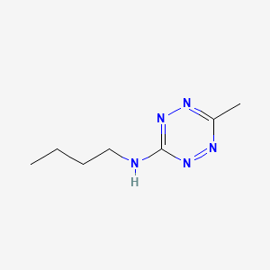 molecular formula C7H13N5 B14429592 N-Butyl-6-methyl-1,2,4,5-tetrazin-3-amine CAS No. 78113-99-2