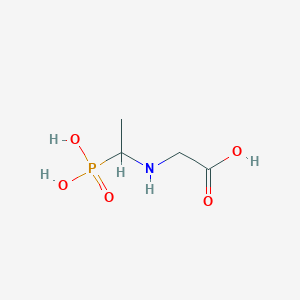 molecular formula C4H10NO5P B14429614 N-(1-Phosphonoethyl)glycine CAS No. 84044-01-9