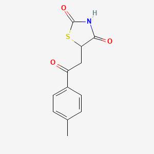 5-[2-(4-Methylphenyl)-2-oxoethyl]-1,3-thiazolidine-2,4-dione