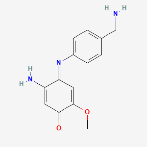 5-Amino-4-((4-aminomethylphenyl)imino)-2-methoxy-2,5-cyclohexadien-1-one