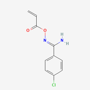 molecular formula C10H9ClN2O2 B1442968 [氨基（4-氯苯基）亚甲基]氨基丙-2-烯酸酯 CAS No. 1315376-72-7