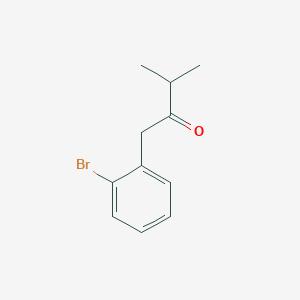 molecular formula C11H13BrO B1442971 1-(2-Bromophenyl)-3-methylbutan-2-one CAS No. 1183050-47-6