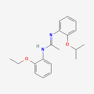 N-(2-ethoxyphenyl)-N'-(2-propan-2-yloxyphenyl)ethanimidamide