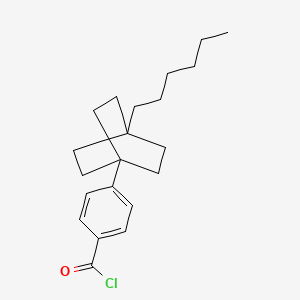 4-(4-Hexylbicyclo[2.2.2]octan-1-yl)benzoyl chloride