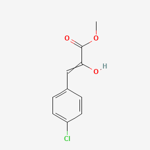 2-Propenoic acid, 3-(4-chlorophenyl)-2-hydroxy-, methyl ester