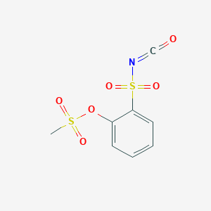 2-[(Oxomethylidene)sulfamoyl]phenyl methanesulfonate