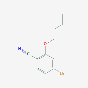 molecular formula C11H12BrNO B1442977 4-Bromo-2-butoxybenzonitrile CAS No. 959632-64-5