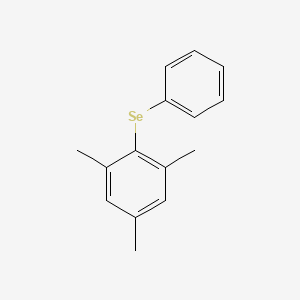 Benzene, 1,3,5-trimethyl-2-(phenylseleno)-