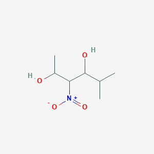 molecular formula C7H15NO4 B14429796 5-Methyl-3-nitro-2,4-hexanediol CAS No. 78651-63-5