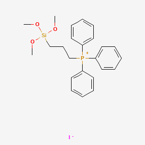 Phosphonium, triphenyl[3-(trimethoxysilyl)propyl]-, iodide