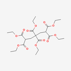 molecular formula C23H36O12 B14429817 Hexaethyl pentane-1,1,3,3,5,5-hexacarboxylate CAS No. 80311-87-1