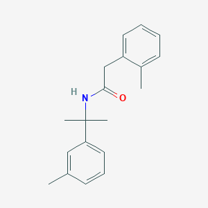 2-(2-Methylphenyl)-N-[2-(3-methylphenyl)propan-2-yl]acetamide