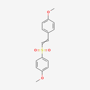 1-Methoxy-4-[2-(4-methoxybenzene-1-sulfonyl)ethenyl]benzene