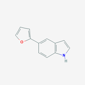 molecular formula C12H9NO B144299 5-(furan-2-yl)-1H-indole CAS No. 128373-22-8