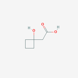 molecular formula C6H10O3 B1442991 2-(1-Hydroxycyclobutyl)acetic acid CAS No. 933695-45-5