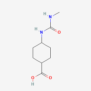 molecular formula C9H16N2O3 B14429912 4-[(Methylcarbamoyl)amino]cyclohexane-1-carboxylic acid CAS No. 80413-66-7