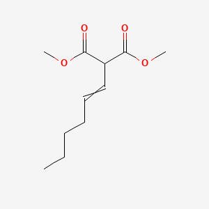 Dimethyl (hex-1-en-1-yl)propanedioate