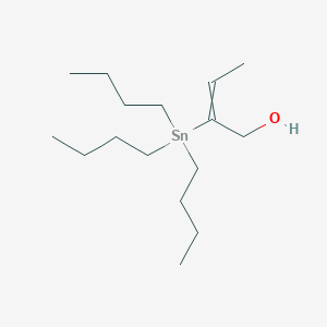 molecular formula C16H34OSn B14429923 2-(Tributylstannyl)but-2-en-1-ol CAS No. 79970-55-1