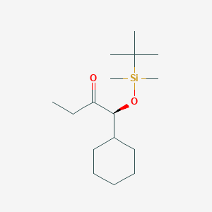 (1S)-1-{[tert-Butyl(dimethyl)silyl]oxy}-1-cyclohexylbutan-2-one