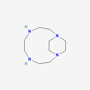 molecular formula C10H22N4 B14430027 1,4,7,10-Tetraazabicyclo[8.2.2]tetradecane CAS No. 82413-08-9