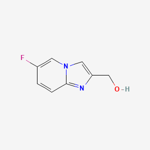 molecular formula C8H7FN2O B1443004 (6-Fluoroimidazo[1,2-a]pyridin-2-yl)methanol CAS No. 1038827-63-2