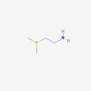 molecular formula C4H12NP B14430043 Ethanamine, 2-(dimethylphosphino)- CAS No. 79728-80-6