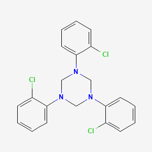 1,3,5-Tris(2-chlorophenyl)-1,3,5-triazinane