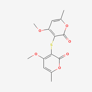 3,3'-Sulfanediylbis(4-methoxy-6-methyl-2H-pyran-2-one)