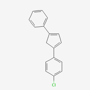 1-Chloro-4-(4-phenylcyclopenta-1,3-dien-1-yl)benzene