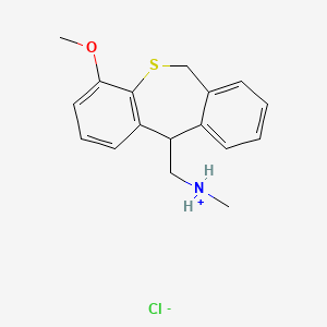 4-Methoxy-11-(methylaminomethyl)-6,11-dihydrodibenzo(b,e)thiepin hydrochloride