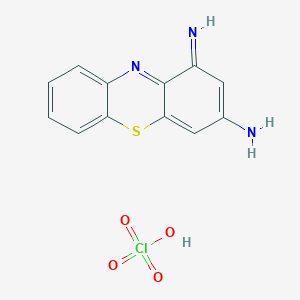 1-Iminophenothiazin-3-amine;perchloric acid