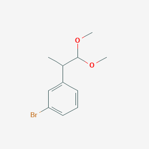 1-Bromo-3-(1,1-dimethoxypropan-2-yl)benzene