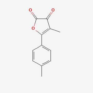 molecular formula C12H10O3 B14430181 4-Methyl-5-(4-methylphenyl)furan-2,3-dione CAS No. 77092-34-3