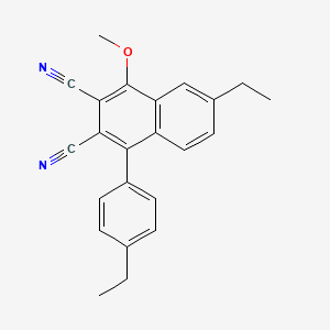 6-Ethyl-1-(4-ethylphenyl)-4-methoxynaphthalene-2,3-dicarbonitrile