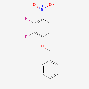 molecular formula C13H9F2NO3 B1443020 1-(Benzyloxy)-2,3-difluoro-4-nitrobenzene CAS No. 868735-81-3