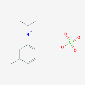 molecular formula C12H20ClNO4 B14430215 N,N,3-Trimethyl-N-(propan-2-yl)anilinium perchlorate CAS No. 78300-35-3