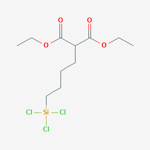 Diethyl [4-(trichlorosilyl)butyl]propanedioate