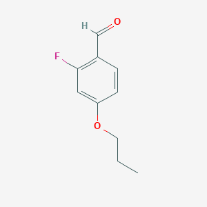 molecular formula C10H11FO2 B1443025 2-Fluoro-4-propoxybenzaldehyde CAS No. 883543-14-4