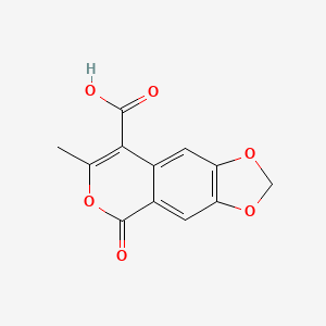 7-Methyl-5-oxo-2H,5H-[1,3]dioxolo[4,5-g][2]benzopyran-8-carboxylic acid