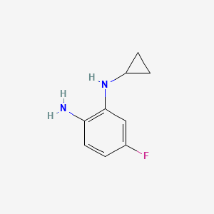 1-N-cyclopropyl-5-fluorobenzene-1,2-diamine