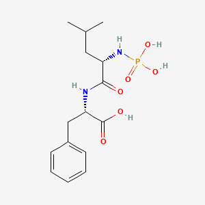 molecular formula C15H23N2O6P B14430341 Phosphorylleucylphenylalanine CAS No. 80826-98-8