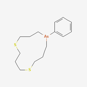 9-Phenyl-1,5-dithia-9-arsacyclododecane