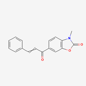 3-Methyl-6-(3-phenylacryloyl)-1,3-benzoxazol-2(3H)-one