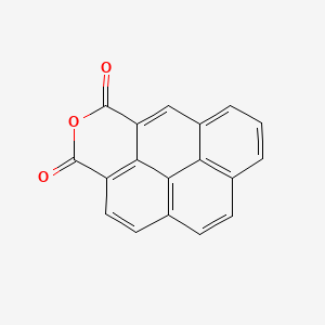 molecular formula C18H8O3 B14430433 3H,5H-Pyreno(1,10-cd)pyran-3,5-dione CAS No. 76895-43-7