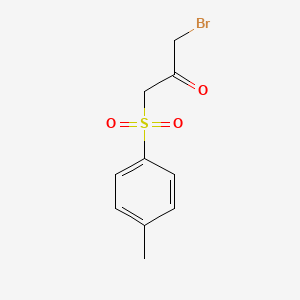 molecular formula C10H11BrO3S B1443045 1-Bromo-3-(4-methylbenzenesulfonyl)propan-2-one CAS No. 874009-26-4