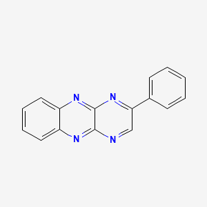 molecular formula C16H10N4 B14430456 2-Phenylpyrazino[2,3-b]quinoxaline CAS No. 80102-43-8