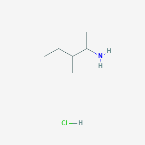 molecular formula C6H16ClN B1443048 3-Methylpentan-2-amine hydrochloride CAS No. 1334149-53-9